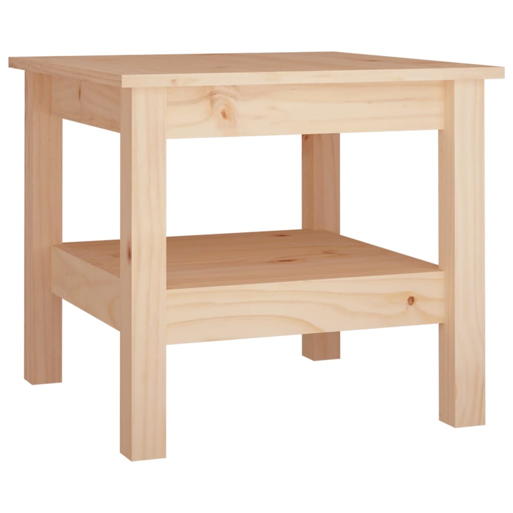 Salontafel 45x45x40 cm massief grenenhout is nu te koop bij PeponiXL, paradijselijk wonen!