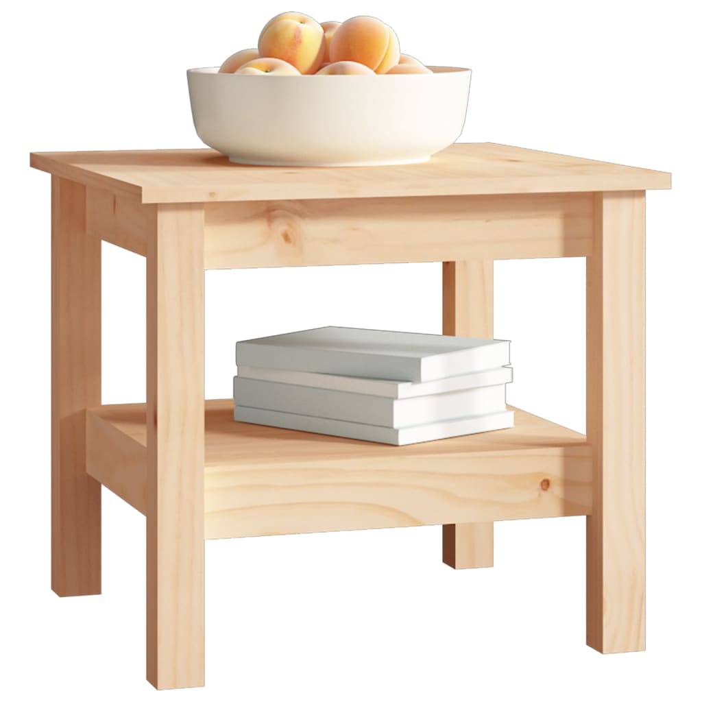 Salontafel 45x45x40 cm massief grenenhout is nu te koop bij PeponiXL, paradijselijk wonen!