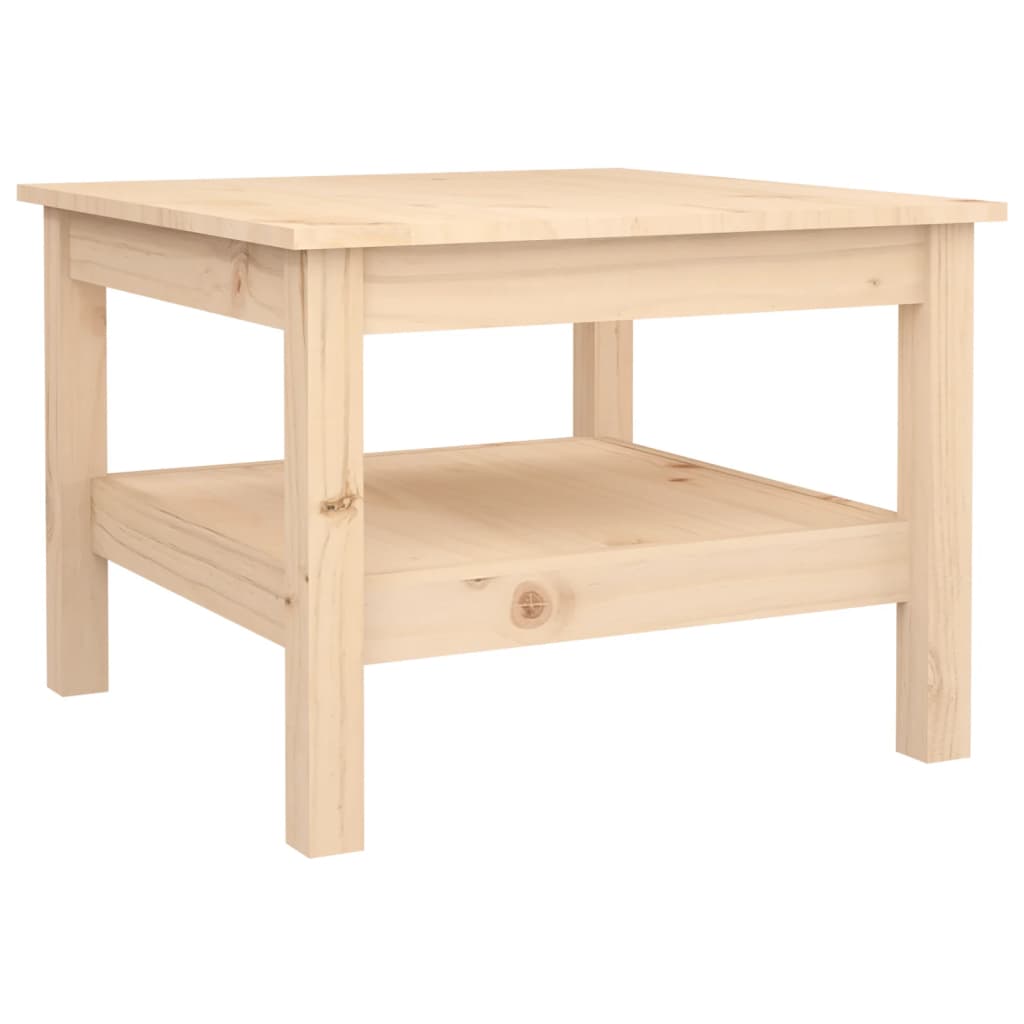 Salontafel 55x55x40 cm massief grenenhout is nu te koop bij PeponiXL, paradijselijk wonen!