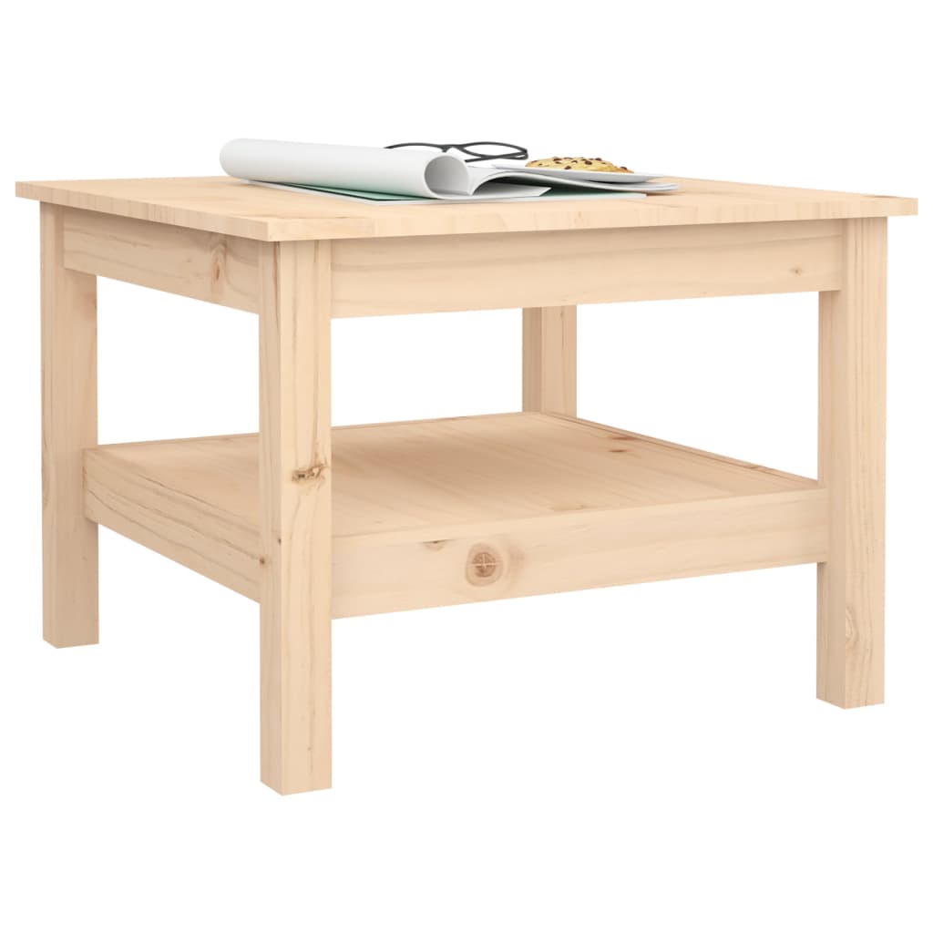 Salontafel 55x55x40 cm massief grenenhout is nu te koop bij PeponiXL, paradijselijk wonen!