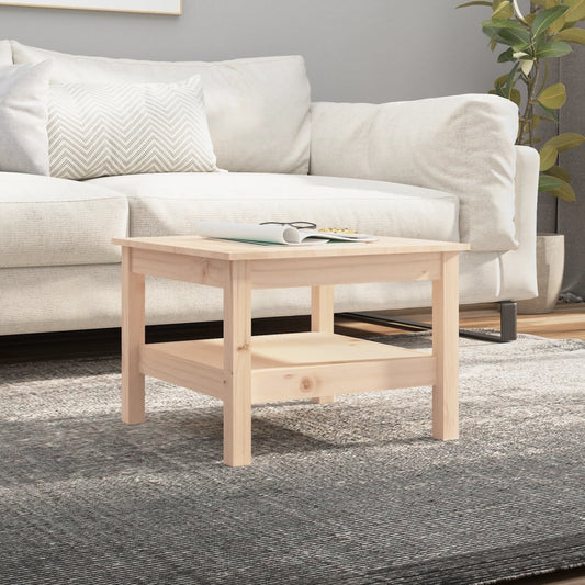 Salontafel 55x55x40 cm massief grenenhout is nu te koop bij PeponiXL, paradijselijk wonen!
