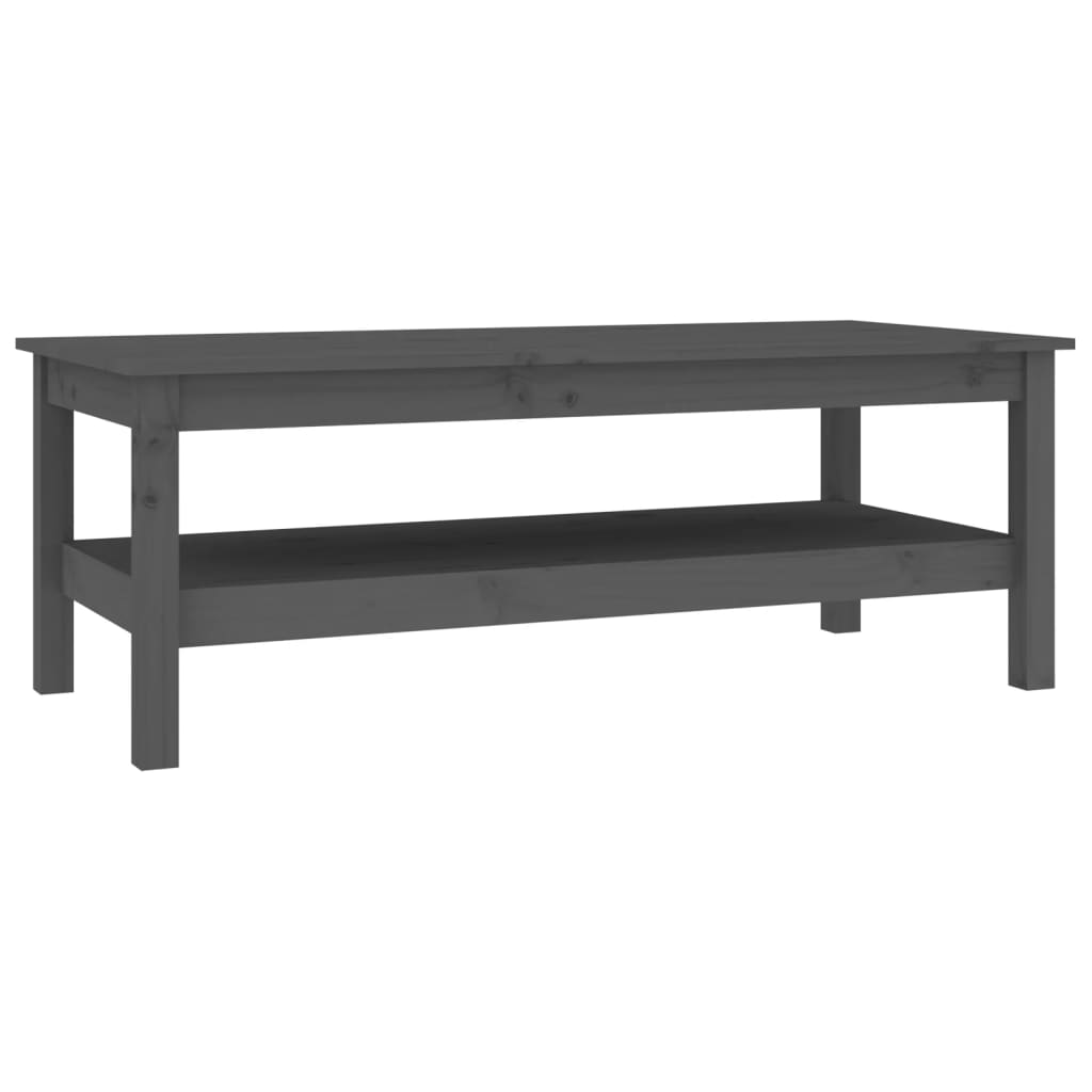 Salontafel 110x50x40 cm massief grenenhout grijs is nu te koop bij PeponiXL, paradijselijk wonen!