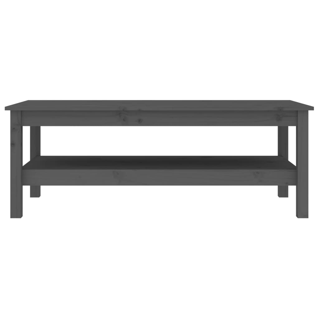 Salontafel 110x50x40 cm massief grenenhout grijs is nu te koop bij PeponiXL, paradijselijk wonen!