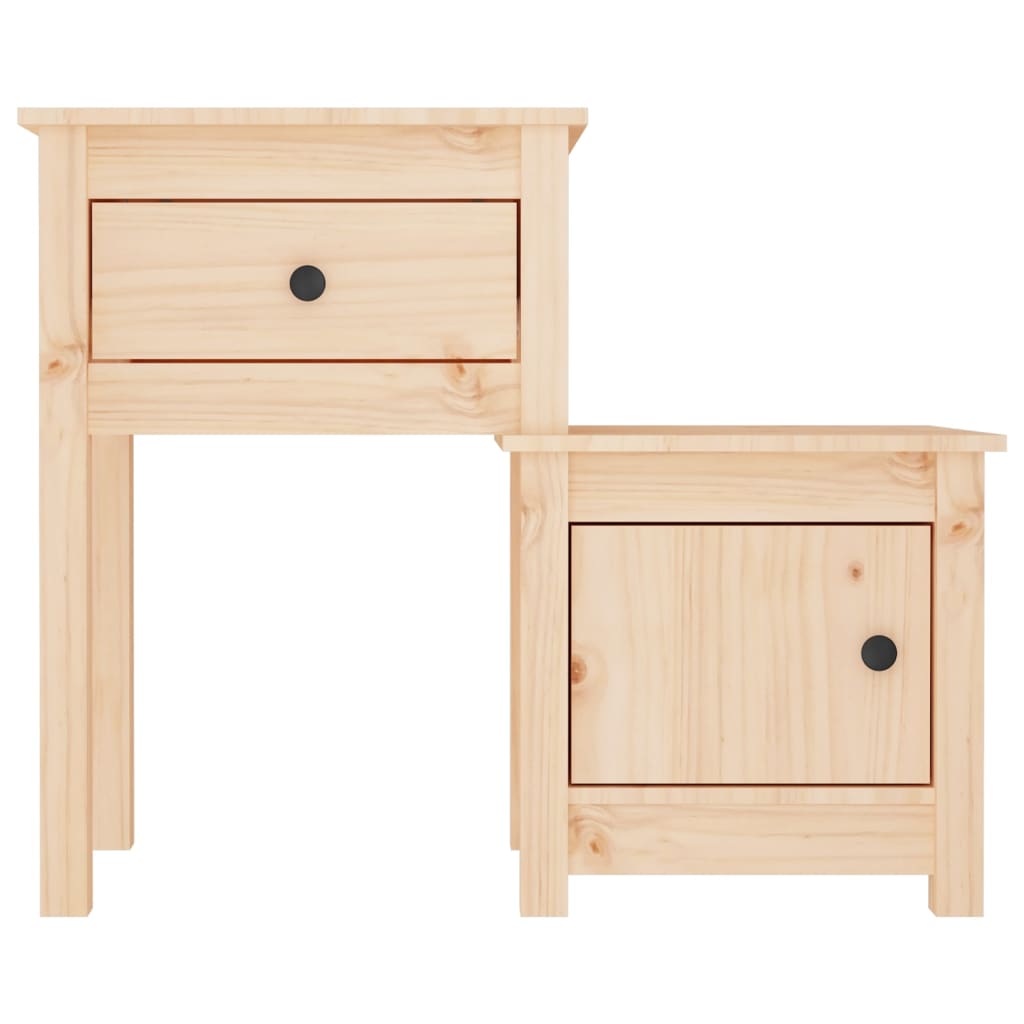 Nachtkastje 79,5x38x65,5 cm massief grenenhout is nu te koop bij PeponiXL, paradijselijk wonen!