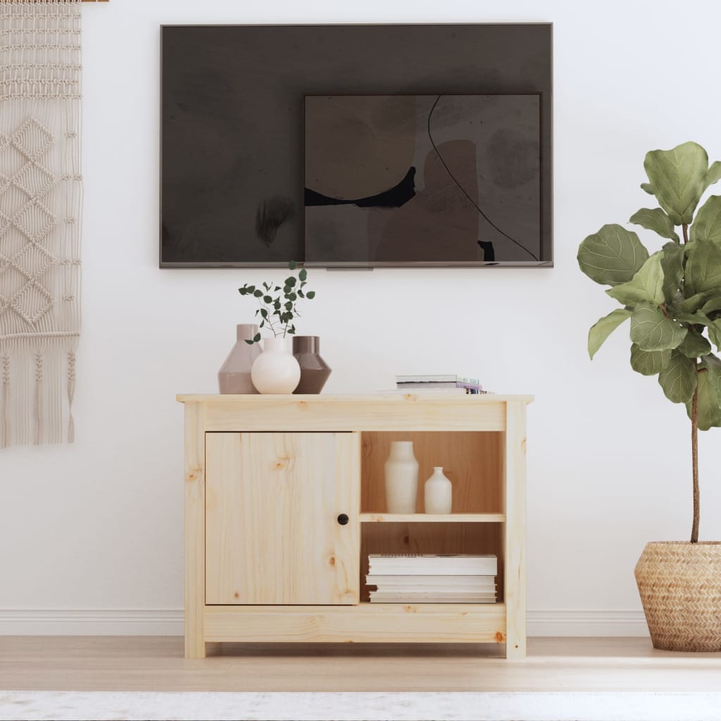 Tv-meubel 70x36,5x52 cm massief grenenhout is nu te koop bij PeponiXL, paradijselijk wonen!