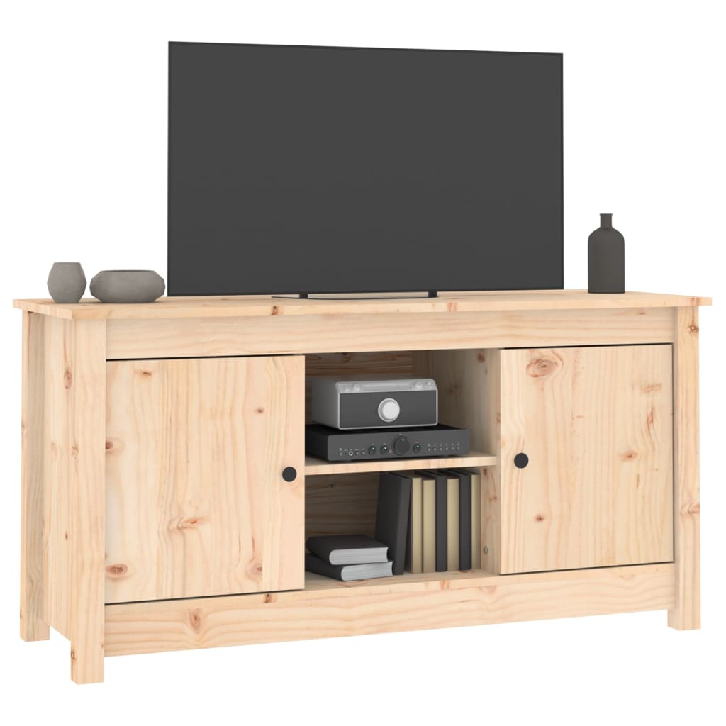 Tv-meubel 103x36,5x52 cm massief grenenhout is nu te koop bij PeponiXL, paradijselijk wonen!