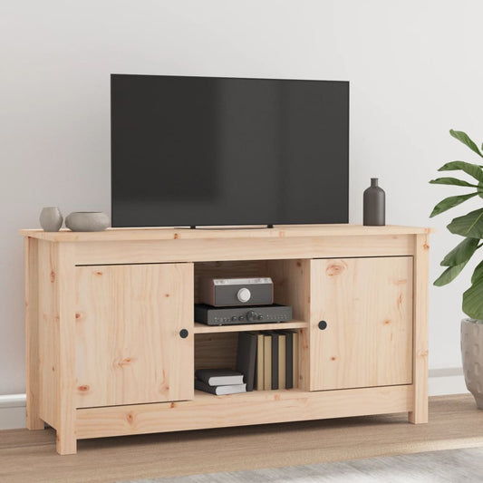 Tv-meubel 103x36,5x52 cm massief grenenhout is nu te koop bij PeponiXL, paradijselijk wonen!