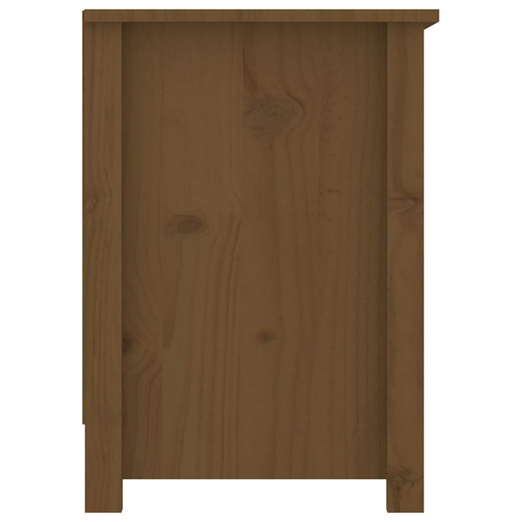 Tv-meubel 103x36,5x52 cm massief grenenhout honingbruin is nu te koop bij PeponiXL, paradijselijk wonen!
