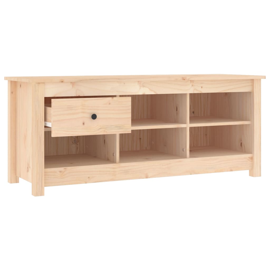 Schoenenkast 110x38x45,5 cm massief grenenhout is nu te koop bij PeponiXL, paradijselijk wonen!