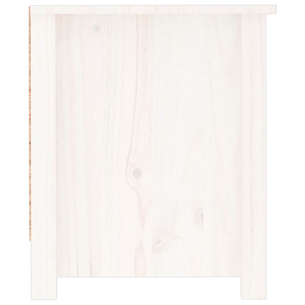 Schoenenkast 110x38x45,5 cm massief grenenhout wit is nu te koop bij PeponiXL, paradijselijk wonen!