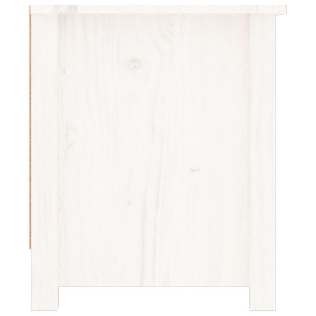 Schoenenkast 110x38x45,5 cm massief grenenhout wit is nu te koop bij PeponiXL, paradijselijk wonen!