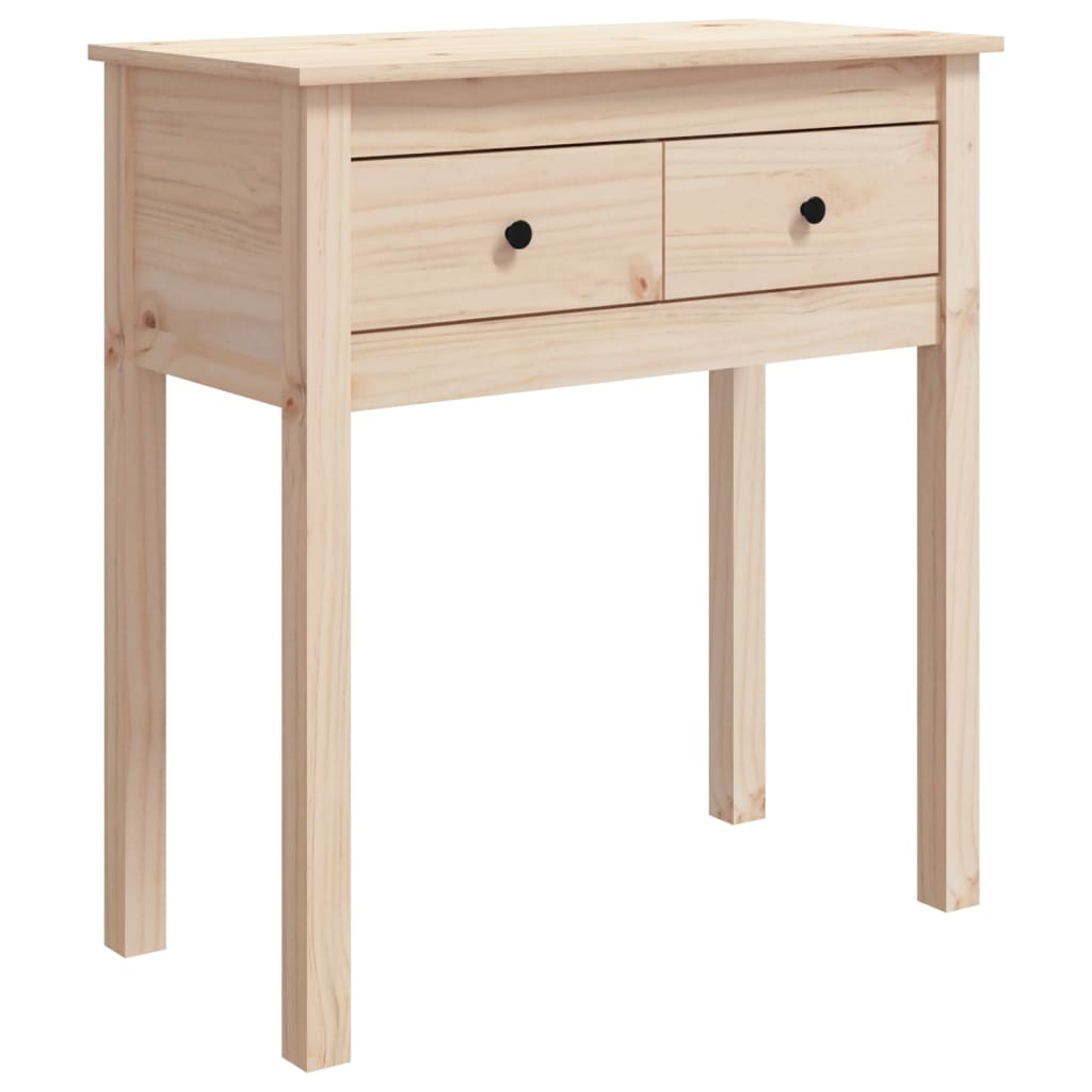 Wandtafel 70x35x75 cm massief grenenhout is nu te koop bij PeponiXL, paradijselijk wonen!