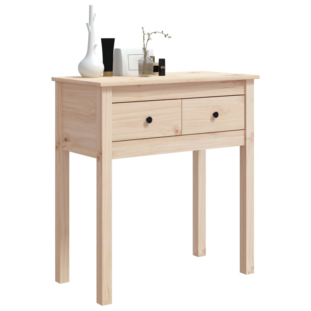 Wandtafel 70x35x75 cm massief grenenhout is nu te koop bij PeponiXL, paradijselijk wonen!
