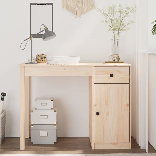 Bureau 100x50x75 cm massief grenenhout is nu te koop bij PeponiXL, paradijselijk wonen!