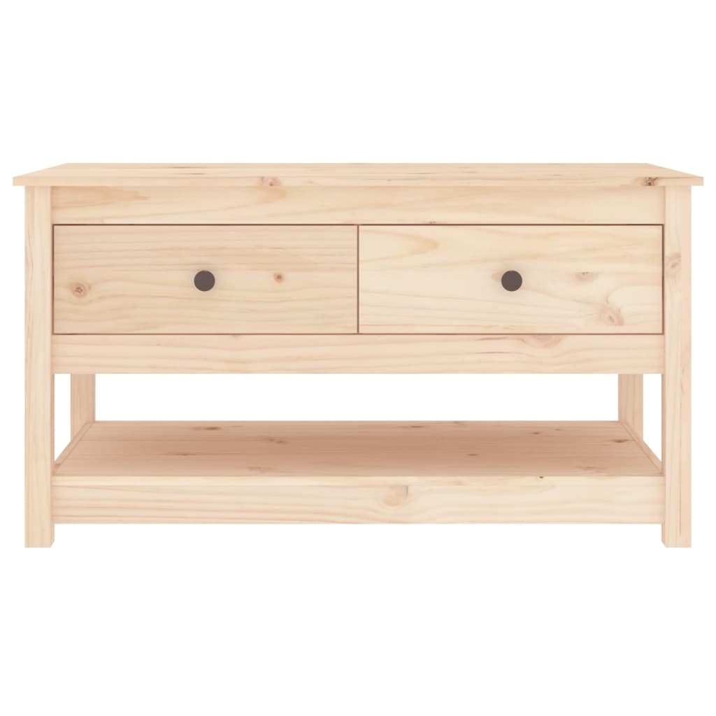 Salontafel 102x49x55 cm massief grenenhout is nu te koop bij PeponiXL, paradijselijk wonen!