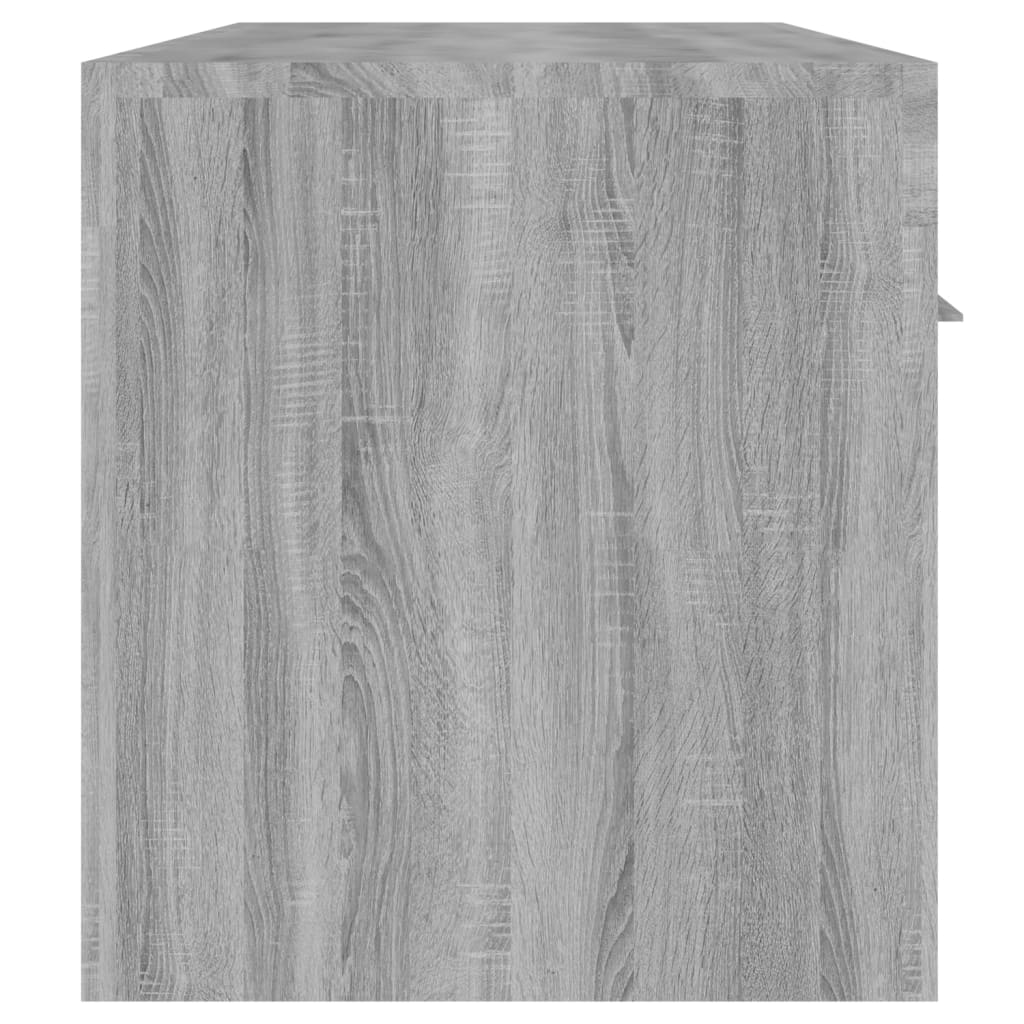Tv-meubel met LED-verlichting 140x36,5x40 cm grijs sonoma eiken is nu te koop bij PeponiXL, paradijselijk wonen!