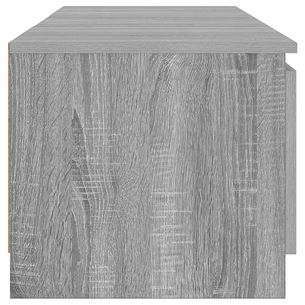 Tv-meubel met LED-verlichting 140x40x36 cm grijs sonoma eiken is nu te koop bij PeponiXL, paradijselijk wonen!