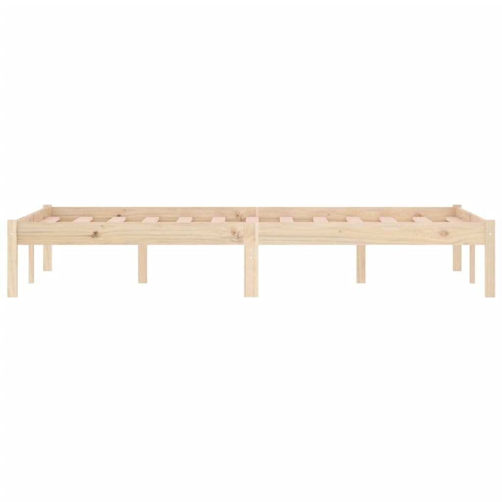 Bedframe zonder matras massief grenenhout 137x190 cm vol is nu te koop bij PeponiXL, paradijselijk wonen!