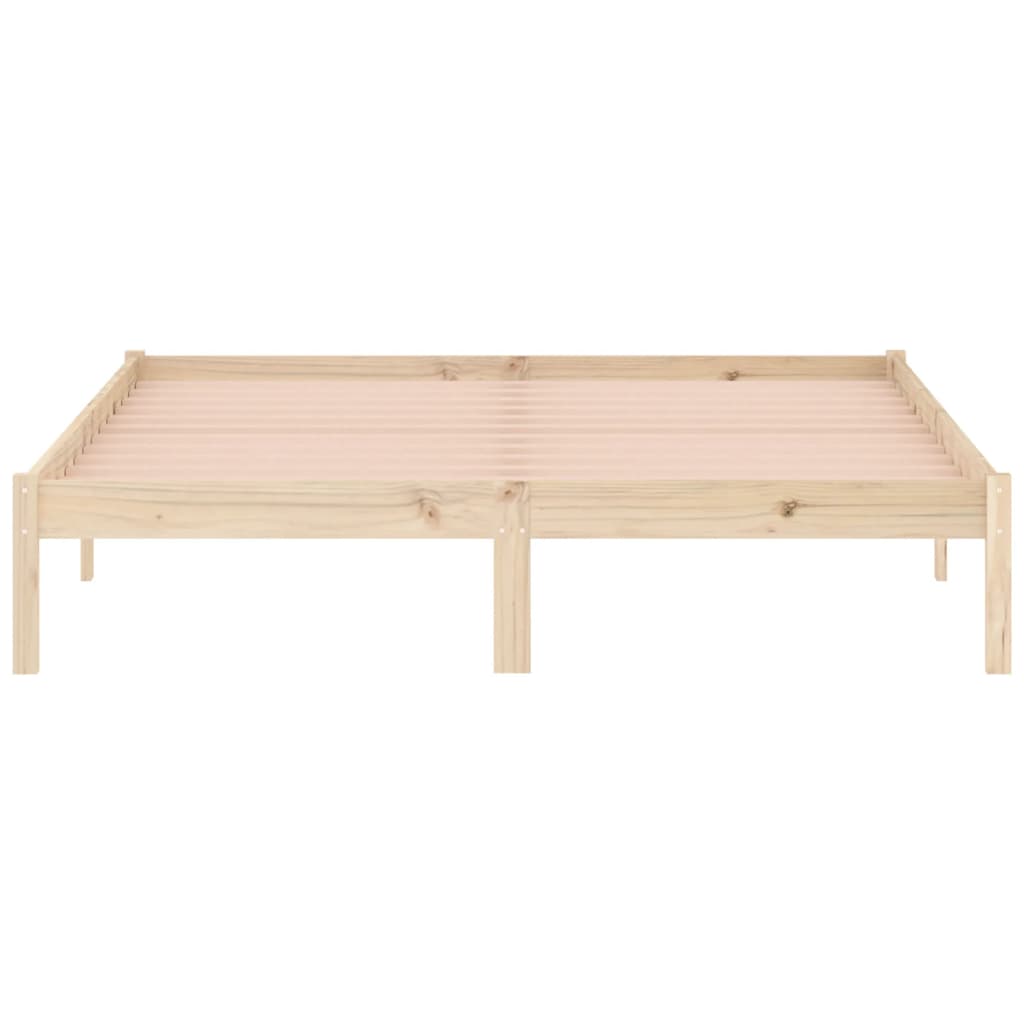 Bedframe zonder matras massief grenenhout 152x203 cm Queen is nu te koop bij PeponiXL, paradijselijk wonen!