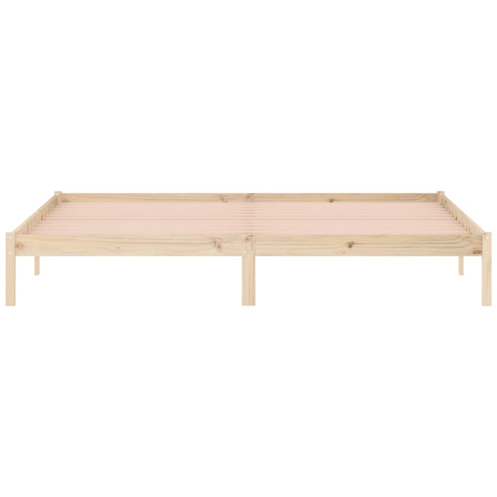Bedframe zonder matras massief grenenhout 193x203 cm kingsize is nu te koop bij PeponiXL, paradijselijk wonen!