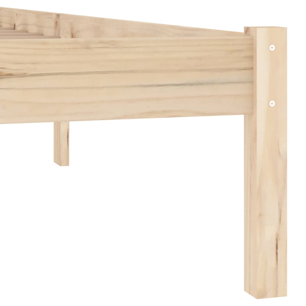 Bedframe zonder matras massief grenenhout 193x203 cm kingsize is nu te koop bij PeponiXL, paradijselijk wonen!