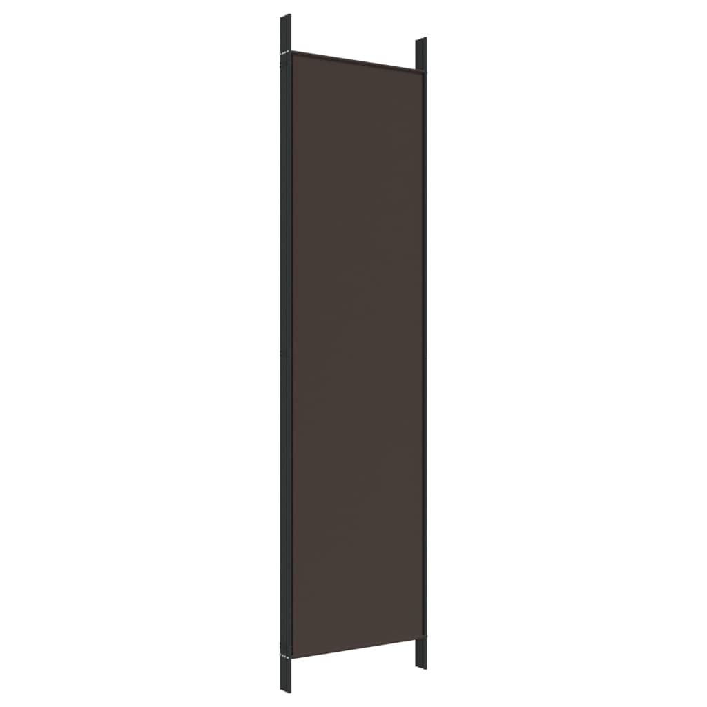 Kamerscherm met 4 panelen 200x200 cm stof bruin is nu te koop bij PeponiXL, paradijselijk wonen!