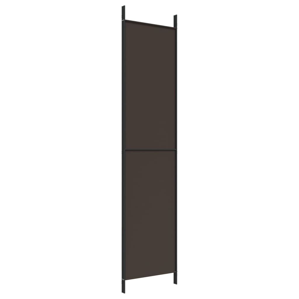 Kamerscherm met 3 panelen 150x220 cm stof bruin is nu te koop bij PeponiXL, paradijselijk wonen!