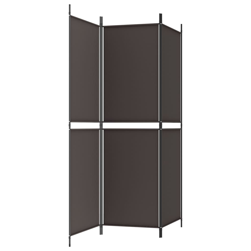 Kamerscherm met 3 panelen 150x180 cm stof bruin is nu te koop bij PeponiXL, paradijselijk wonen!
