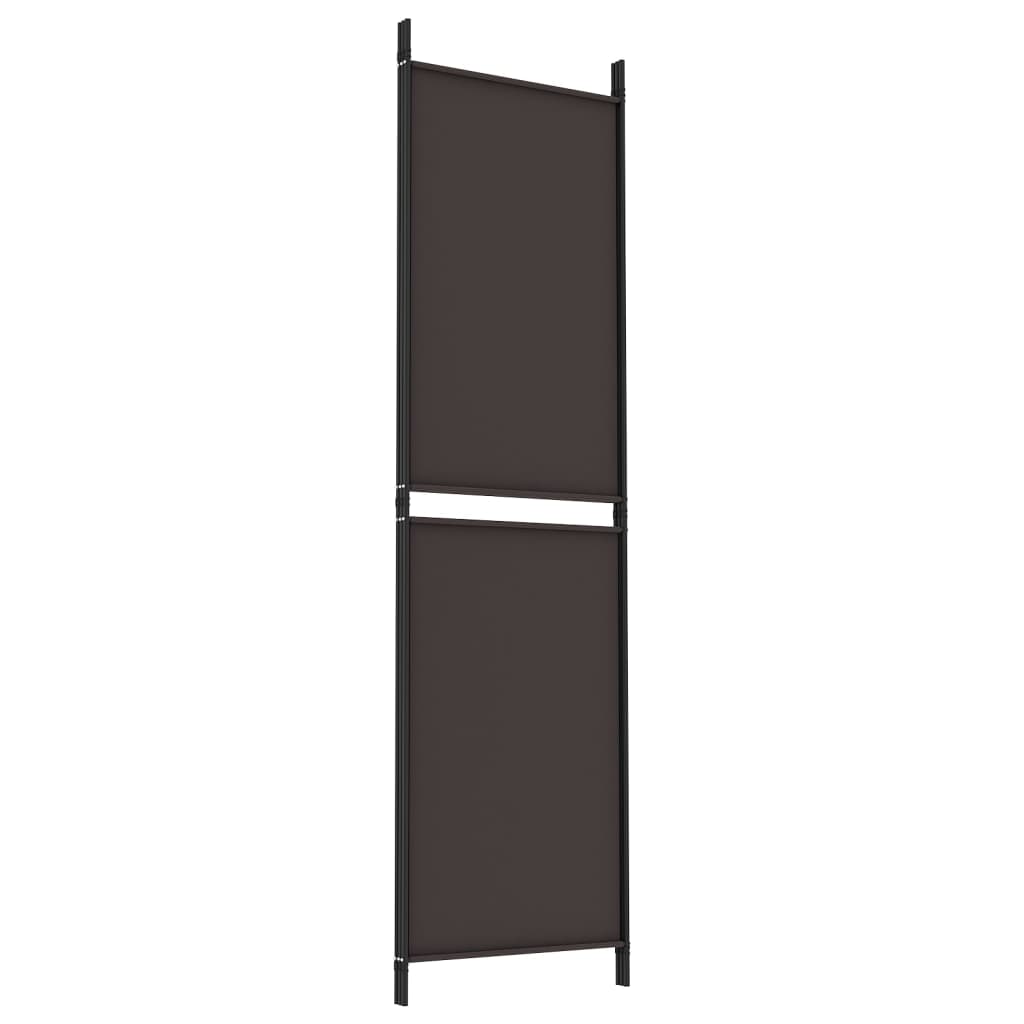Kamerscherm met 3 panelen 150x180 cm stof bruin is nu te koop bij PeponiXL, paradijselijk wonen!