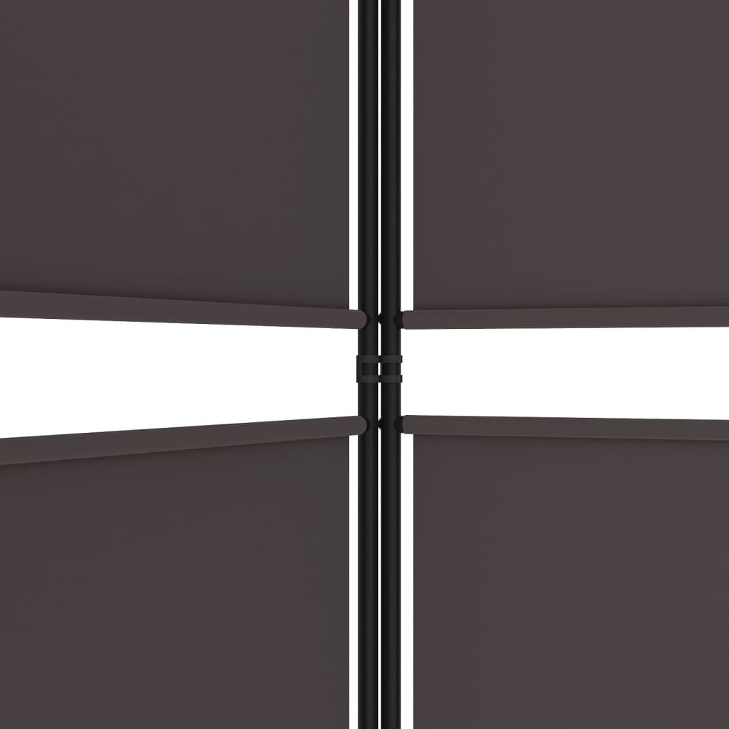 Kamerscherm met 3 panelen 150x180 cm stof bruin is nu te koop bij PeponiXL, paradijselijk wonen!