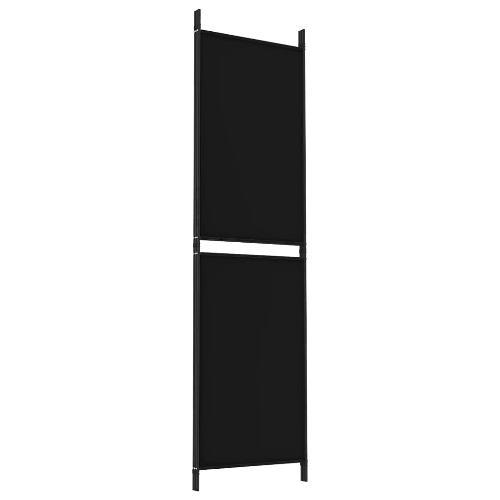 Kamerscherm met 3 panelen 150x180 cm stof zwart is nu te koop bij PeponiXL, paradijselijk wonen!