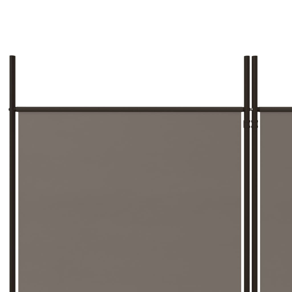 Kamerscherm met 5 panelen 250x180 cm antracietkleurig is nu te koop bij PeponiXL, paradijselijk wonen!