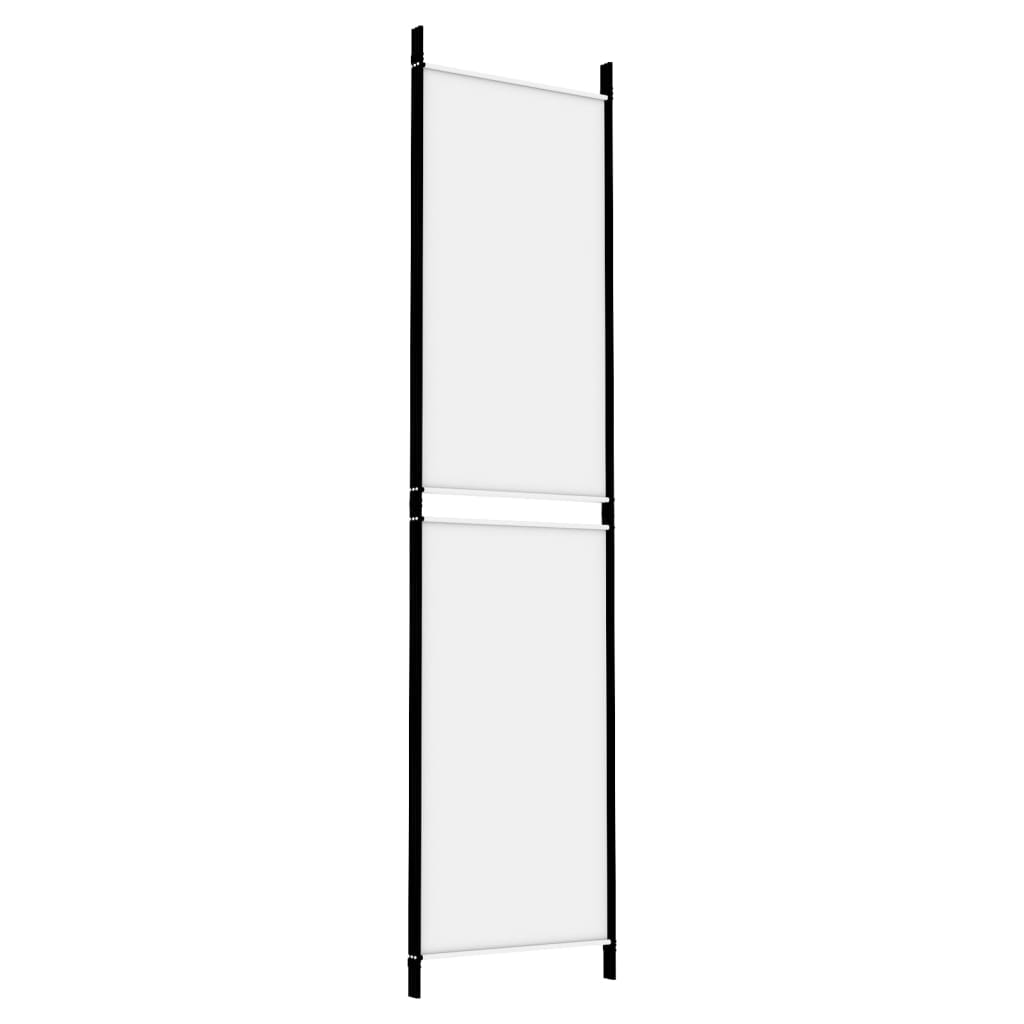 Kamerscherm met 3 panelen 150x200 cm stof wit is nu te koop bij PeponiXL, paradijselijk wonen!