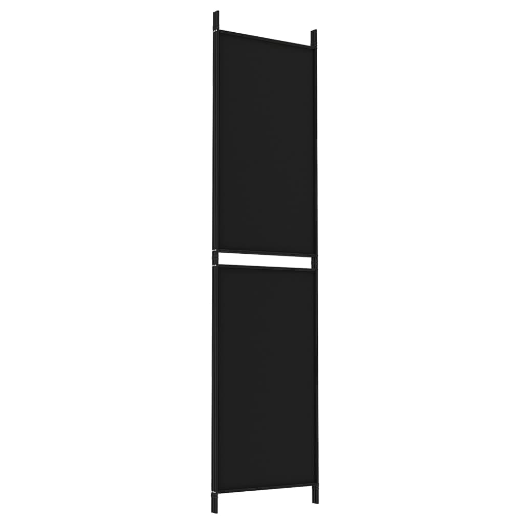 Kamerscherm met 3 panelen 150x200 cm stof zwart is nu te koop bij PeponiXL, paradijselijk wonen!