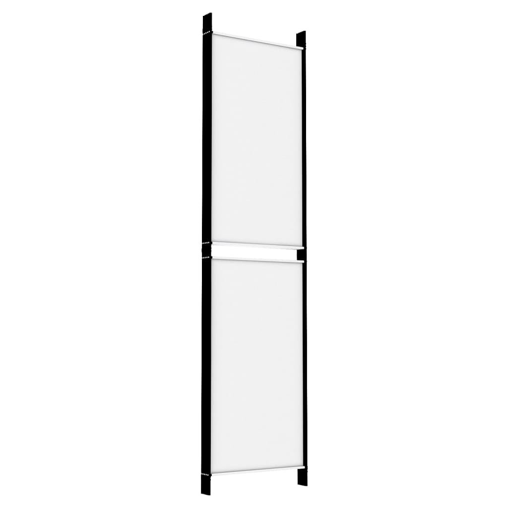 Kamerscherm met 5 panelen 250x200 cm stof wit is nu te koop bij PeponiXL, paradijselijk wonen!