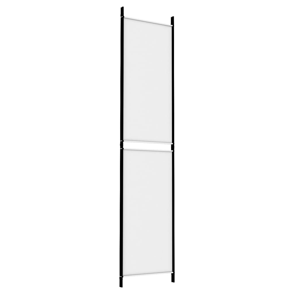 Kamerscherm met 3 panelen 150x220 cm stof wit is nu te koop bij PeponiXL, paradijselijk wonen!