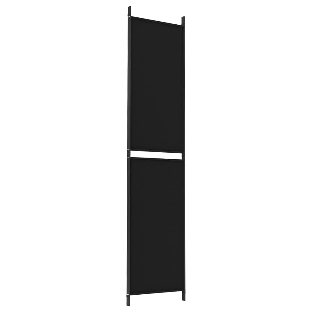 Kamerscherm met 3 panelen 150x220 cm stof zwart is nu te koop bij PeponiXL, paradijselijk wonen!