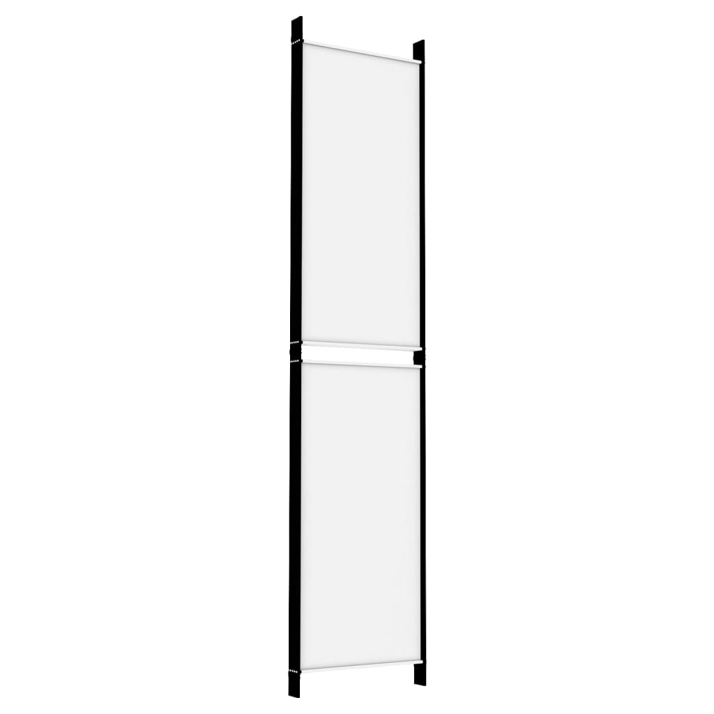 Kamerscherm met 5 panelen 250x220 cm stof wit is nu te koop bij PeponiXL, paradijselijk wonen!