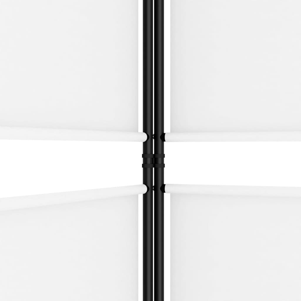 Kamerscherm met 5 panelen 250x220 cm stof wit is nu te koop bij PeponiXL, paradijselijk wonen!