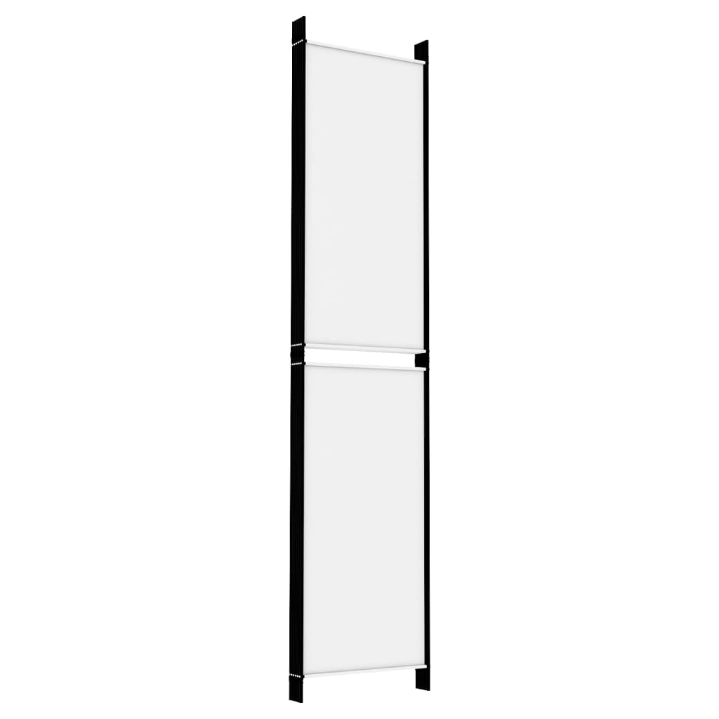 Kamerscherm met 6 panelen 300x220 cm stof wit is nu te koop bij PeponiXL, paradijselijk wonen!