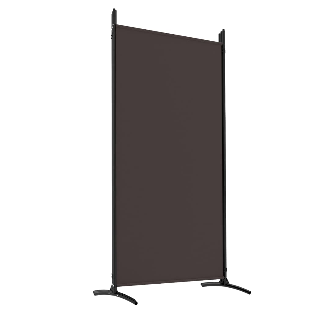 Kamerscherm met 5 panelen 433x180 cm stof bruin is nu te koop bij PeponiXL, paradijselijk wonen!