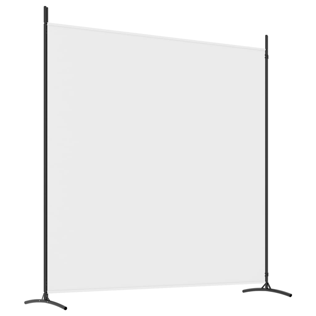 Kamerscherm met 2 panelen 348x180 cm stof wit is nu te koop bij PeponiXL, paradijselijk wonen!