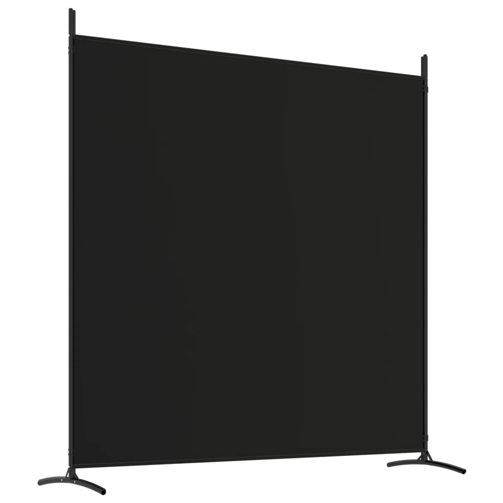 Kamerscherm met 3 panelen 525x180 cm stof zwart is nu te koop bij PeponiXL, paradijselijk wonen!
