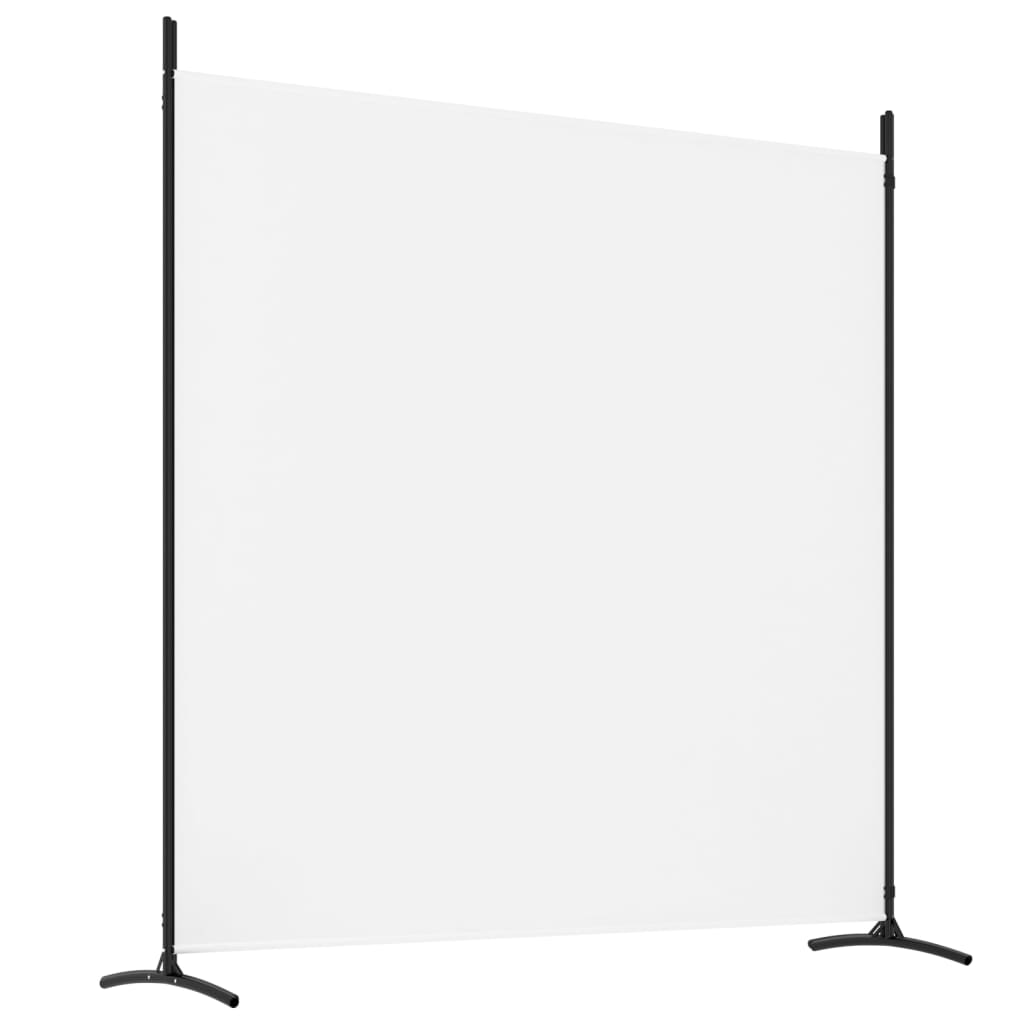 Kamerscherm met 4 panelen 698x180 cm stof wit is nu te koop bij PeponiXL, paradijselijk wonen!