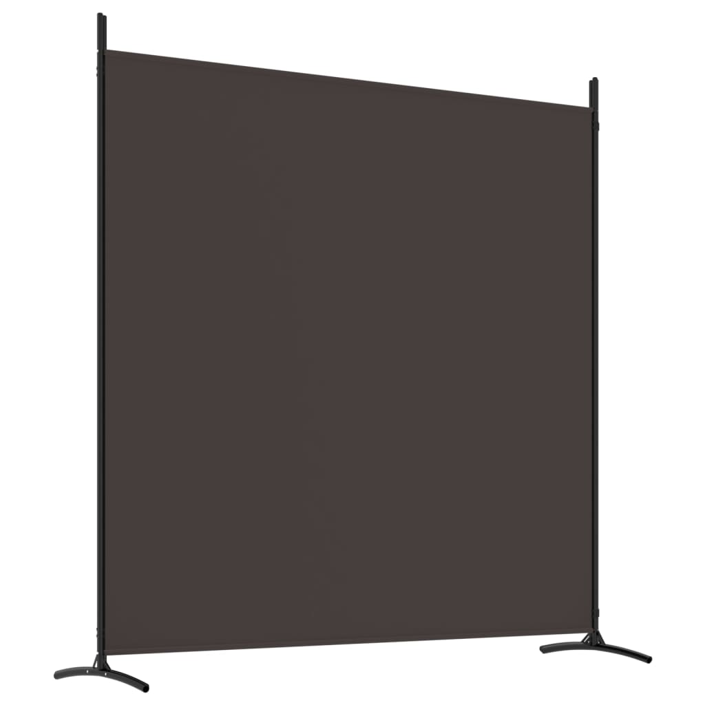 Kamerscherm met 4 panelen 698x180 cm stof bruin is nu te koop bij PeponiXL, paradijselijk wonen!