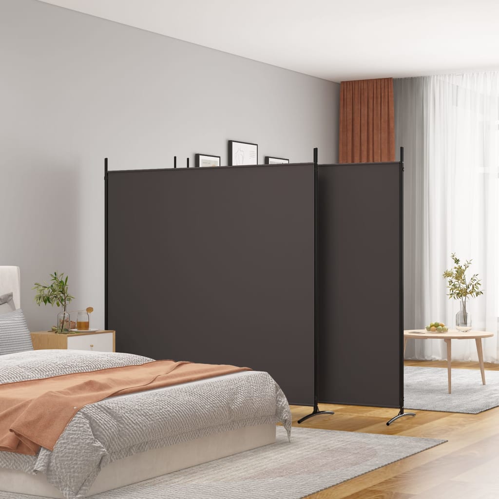 Kamerscherm met 4 panelen 698x180 cm stof bruin is nu te koop bij PeponiXL, paradijselijk wonen!