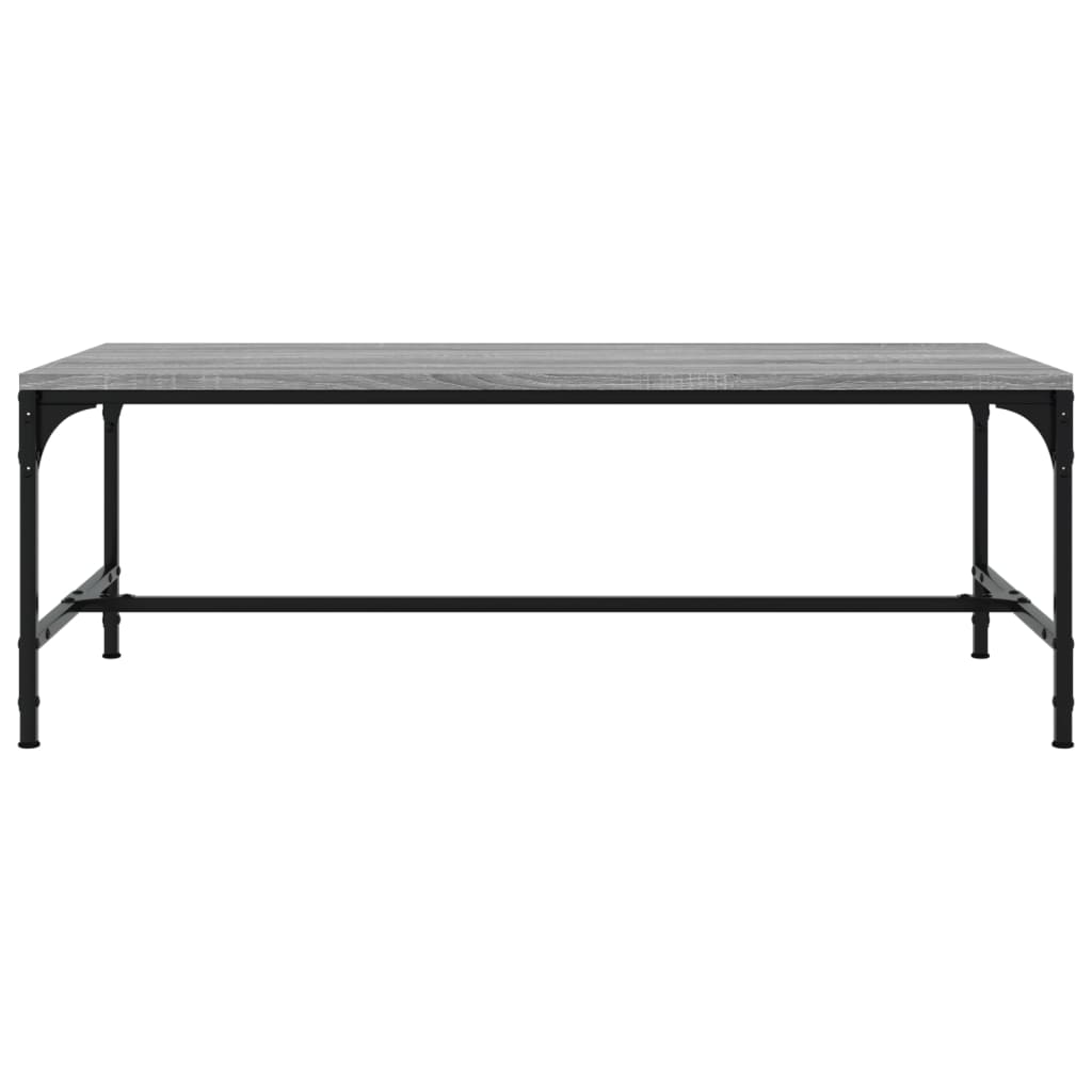 Salontafel 80x50x35 cm bewerkt hout grijs sonoma is nu te koop bij PeponiXL, paradijselijk wonen!