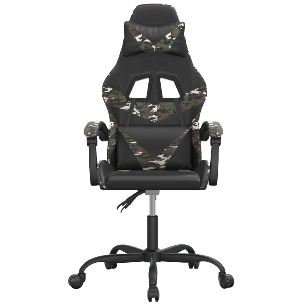 Gamestoel draaibaar kunstleer zwart en camouflage is nu te koop bij PeponiXL, paradijselijk wonen!