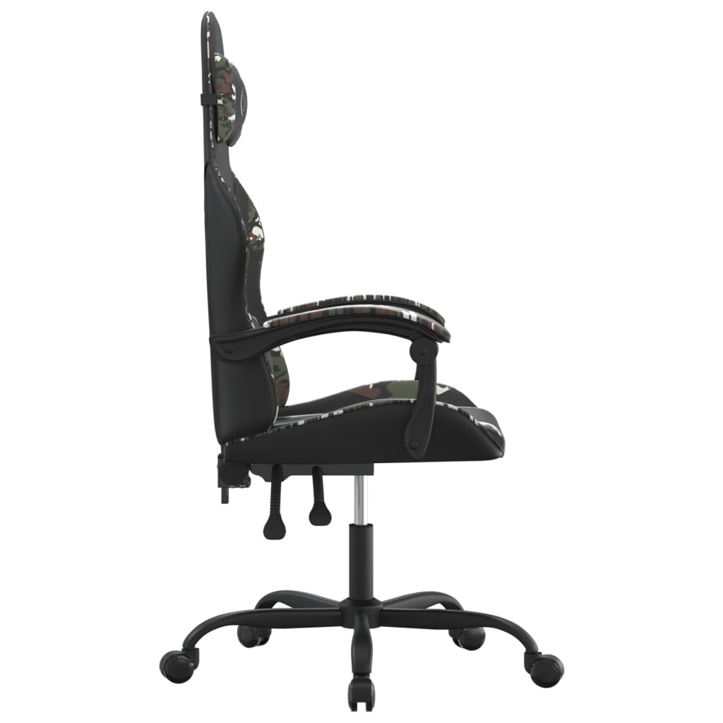 Gamestoel draaibaar kunstleer zwart en camouflage is nu te koop bij PeponiXL, paradijselijk wonen!