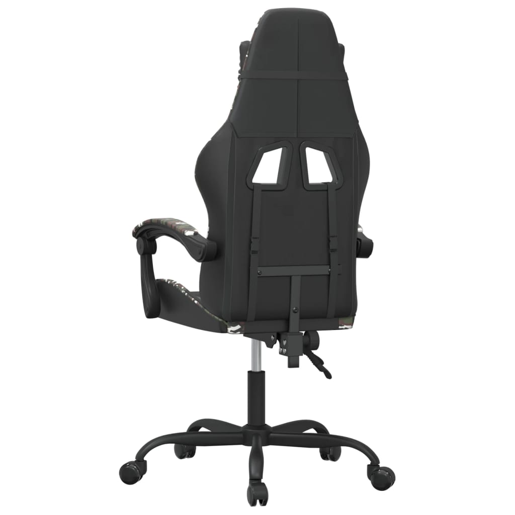 Gamestoel draaibaar kunstleer zwart en camouflage is nu te koop bij PeponiXL, paradijselijk wonen!